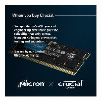 Crucial CT8G56C46S5 Black SODIMM DDR5-5600 CL46 8GB (1x8GB)