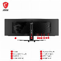 MSI MPG 491CQPDE QD-OLED Curved Gaming Monitor 124.46cm (49"") – Ansicht 6