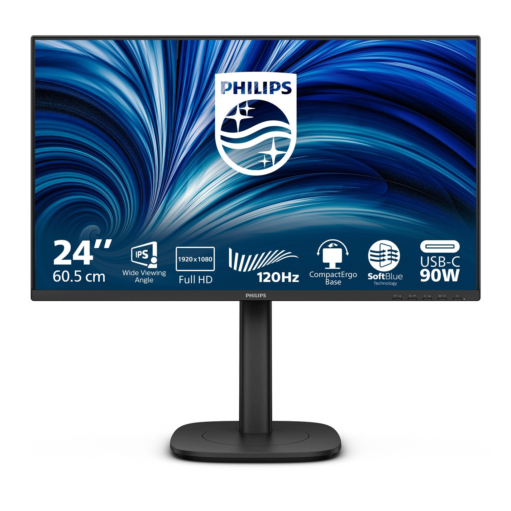 Philips 60.5cm (23.8") 24B2U3301 16:09 HDMI+DP+USB-C IPS