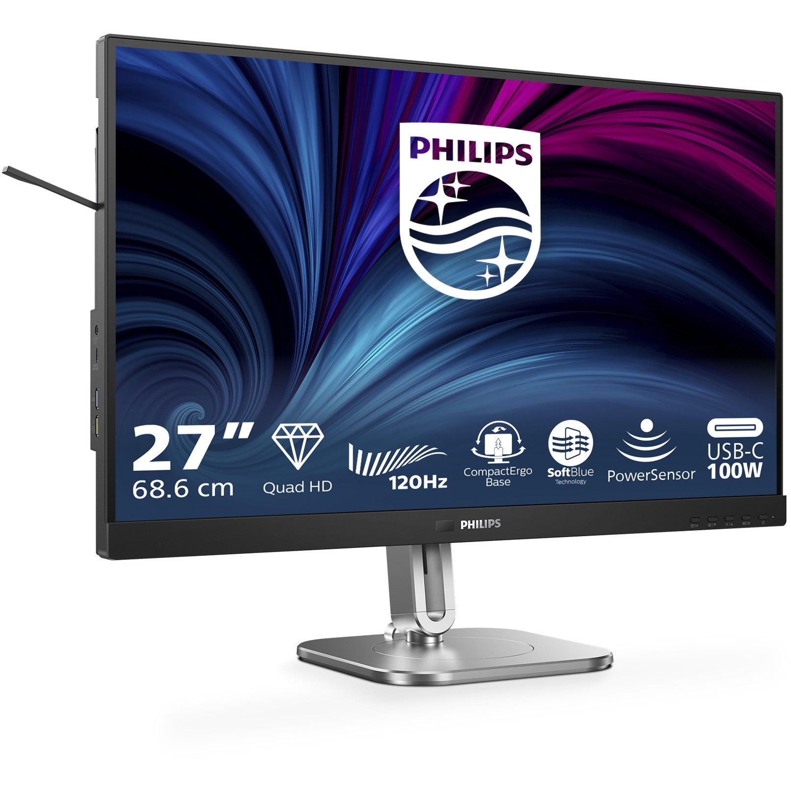 Philips 68.5cm (27.0") 27B2U4601 16:09 HDMI+DP+USB-C black