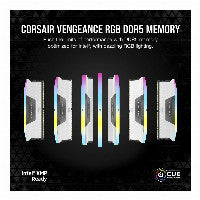 Corsair Vengeance RGB White / Silver DDR5-6000 CL30 64GB (2x32GB)