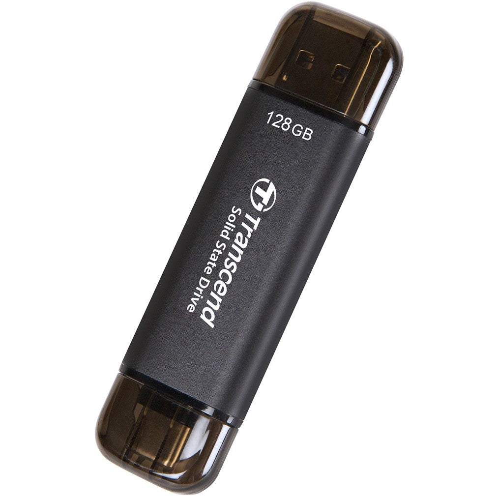 Transcend SSD ESD310C 128GB USB-C USB 3.2 Gen 2x1 black