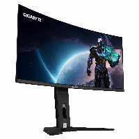 GIGABYTE MO34WQC2 86,36cm 34Zoll OLED gaming monitor 3440x1440 WQHD 250 cd/m2 240Hz 2xHDMI 2.1 1xDP 1.4 1xUSB C – Ansicht 4