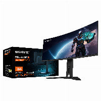 GIGABYTE MO34WQC2 86,36cm 34Zoll OLED gaming monitor 3440x1440 WQHD 250 cd/m2 240Hz 2xHDMI 2.1 1xDP 1.4 1xUSB C – Ansicht 8