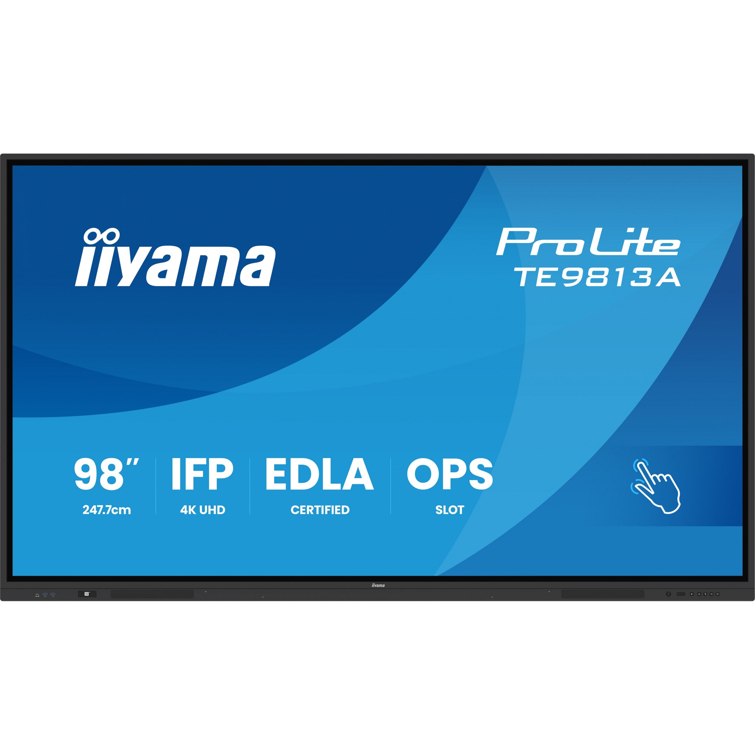 iiyama ProLite TE9813A-B1AG 98 IPS 4K Infrarot 40xTouch