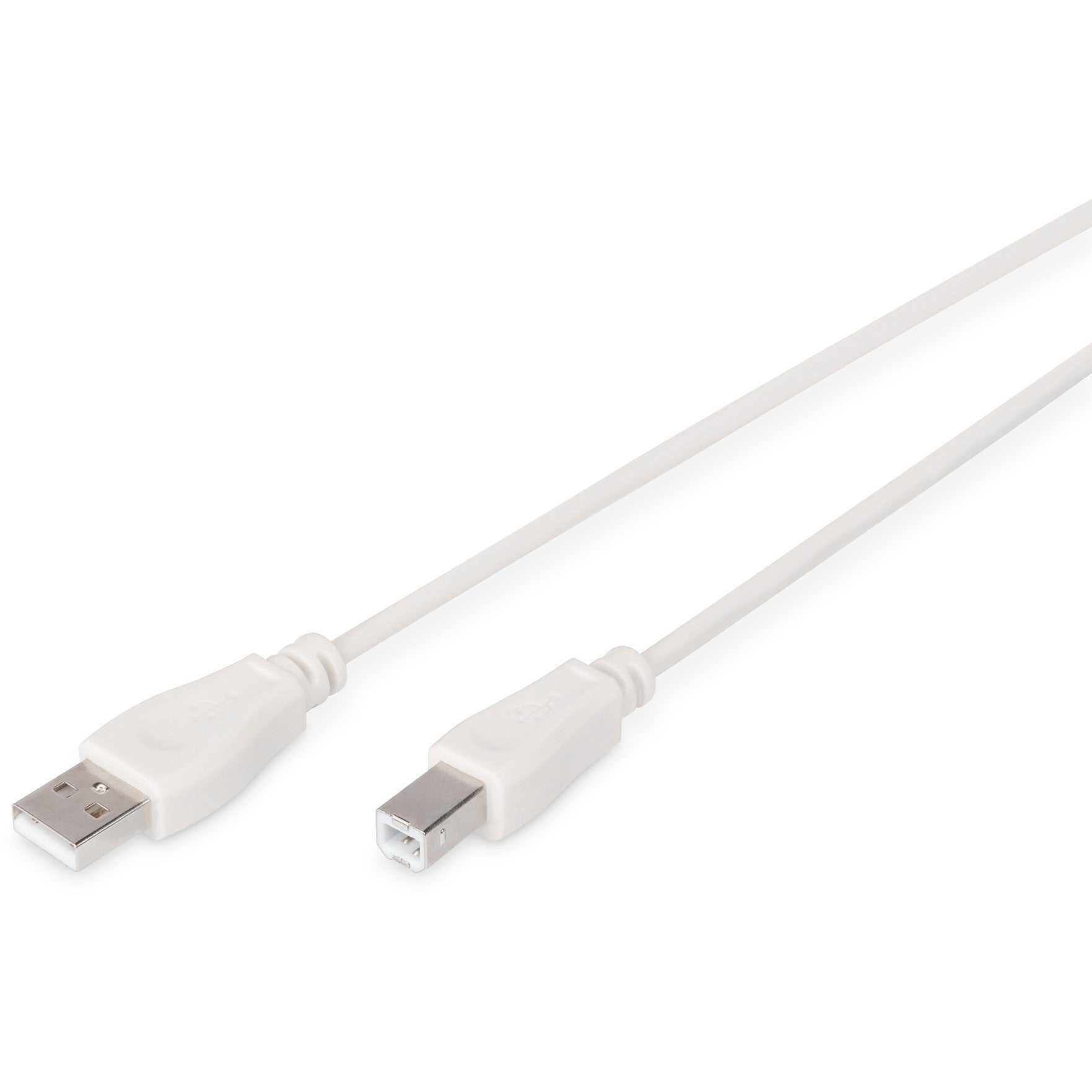 DIGITUS USB 2.0 Anschlusskabel Typ A- B St/St 1.8m weiss