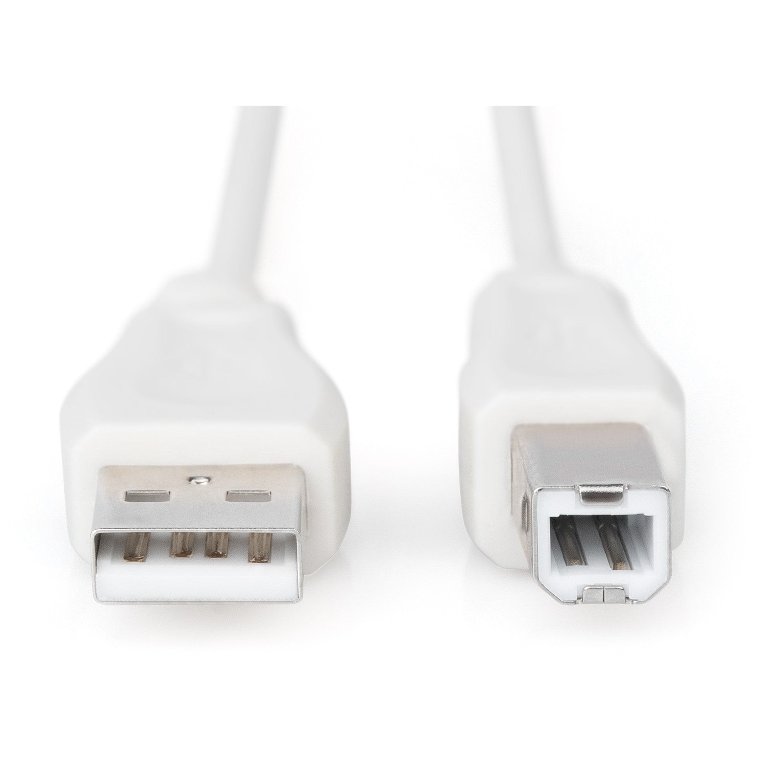 DIGITUS USB 2.0 Anschlusskabel Typ A- B St/St 1.8m weiss