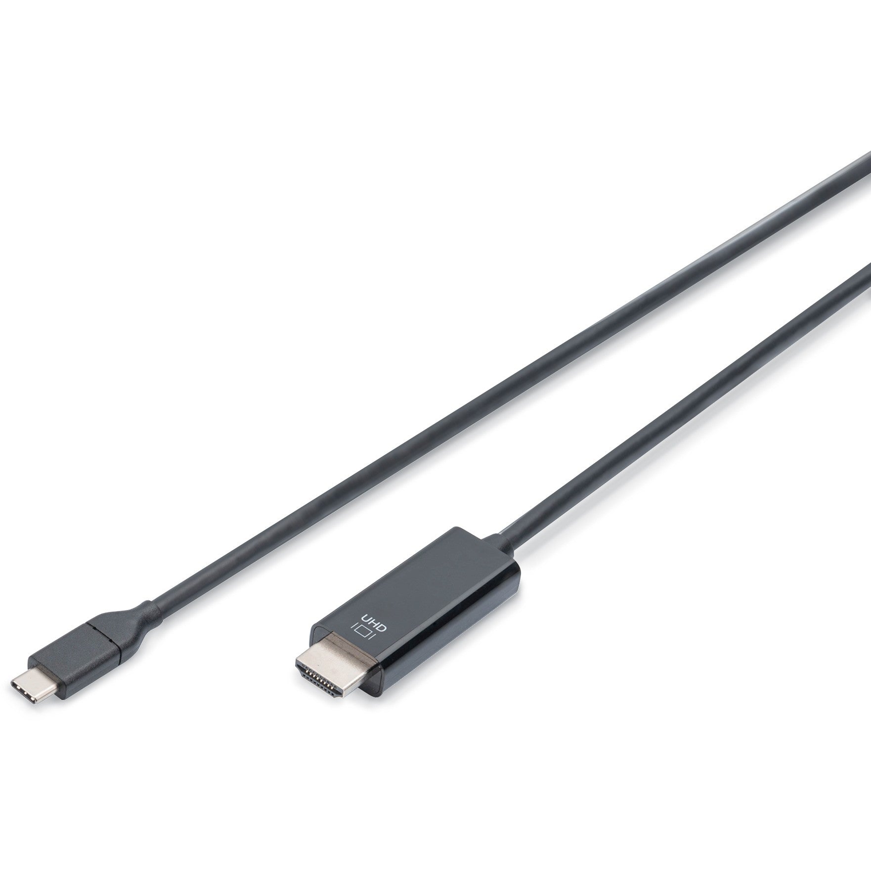 DIGITUS USB C Adapterkabel Typ C -HDMI A 4K St/St 5.0m. sw