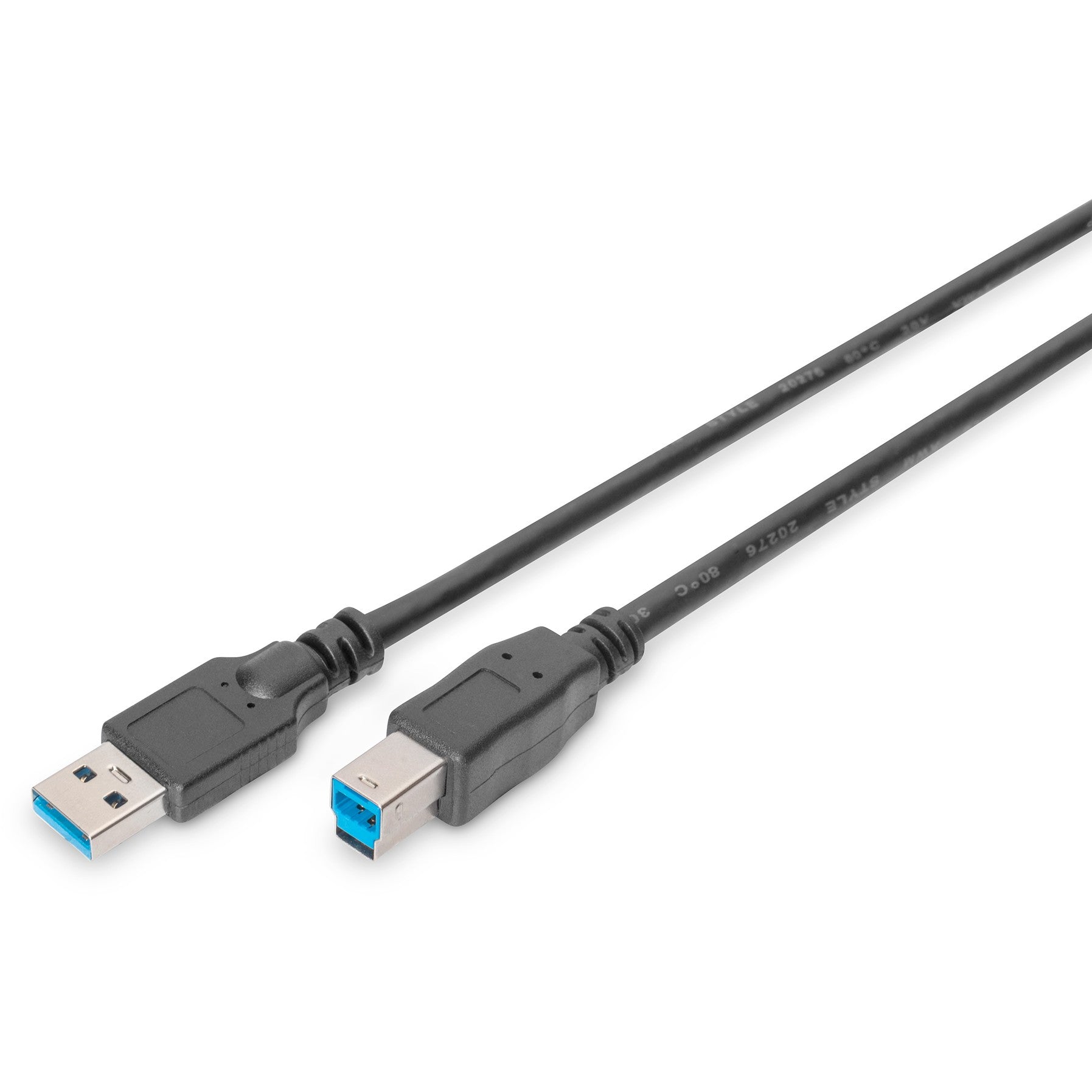 DIGITUS USB 3.0 Anschlusskabel Typ A -B St/St 1.8m. sw