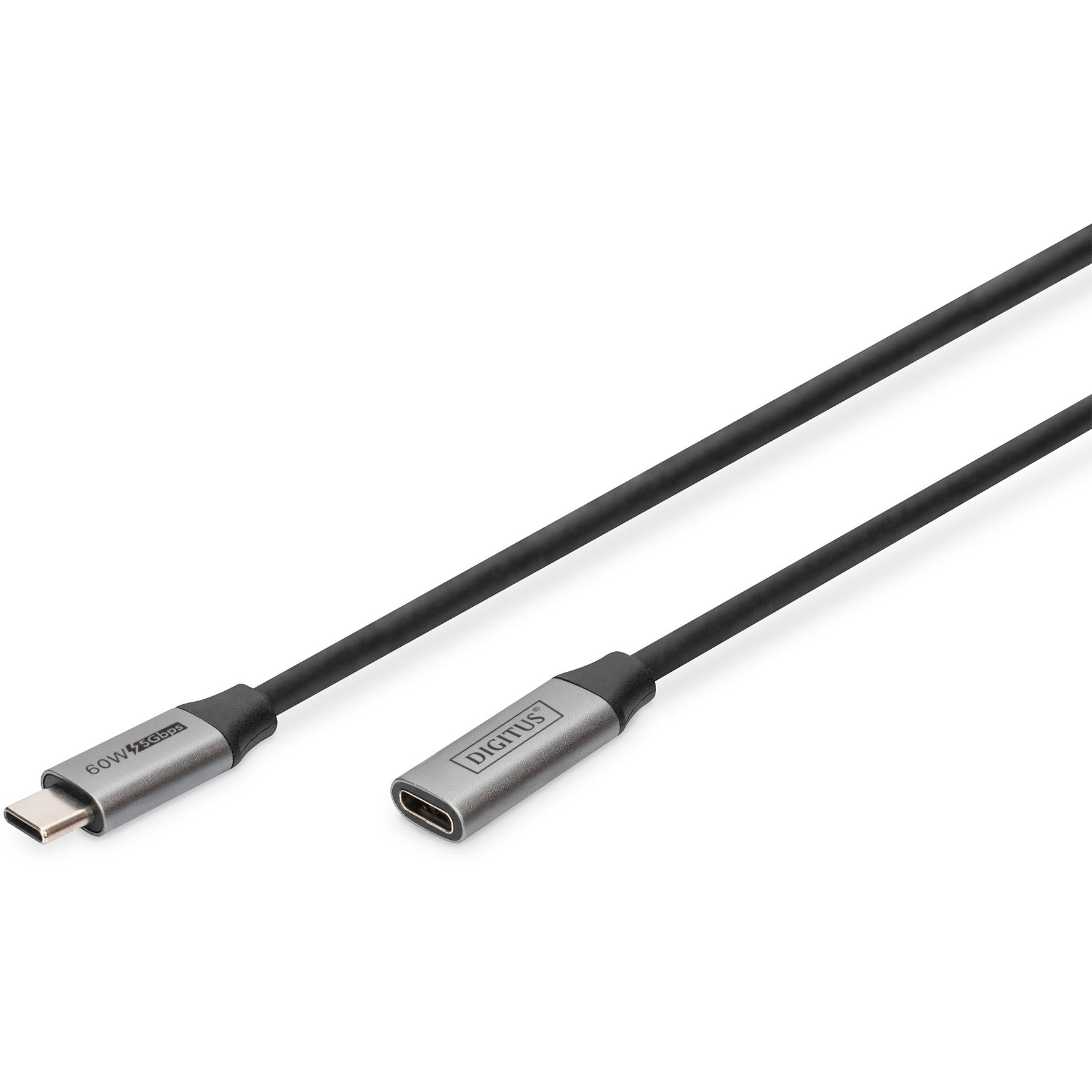 DIGITUS Verlängerungskabel USB3.0/C -> C St/St 1m schwarz