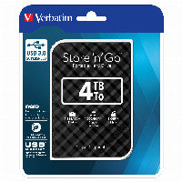 Verbatim 2,5" Verbatim 6.3cm 4TB USB 3.0 Store'n Save Gen2 Black – Ansicht 4