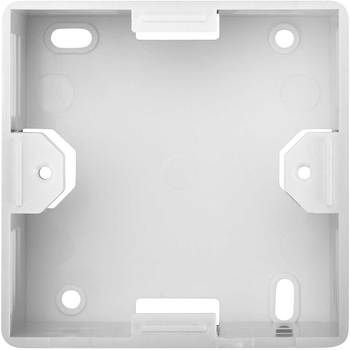 DIGITUS RJ45Dose Cat6 2xRJ45 geschirmt Aufputz Signalweiß