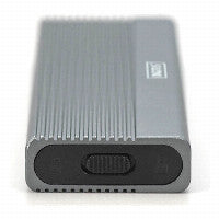 Digitus Gehäuse USB 3.1 Gen2 SSD M2 NVMe + SATAIII Alu – Ansicht 4