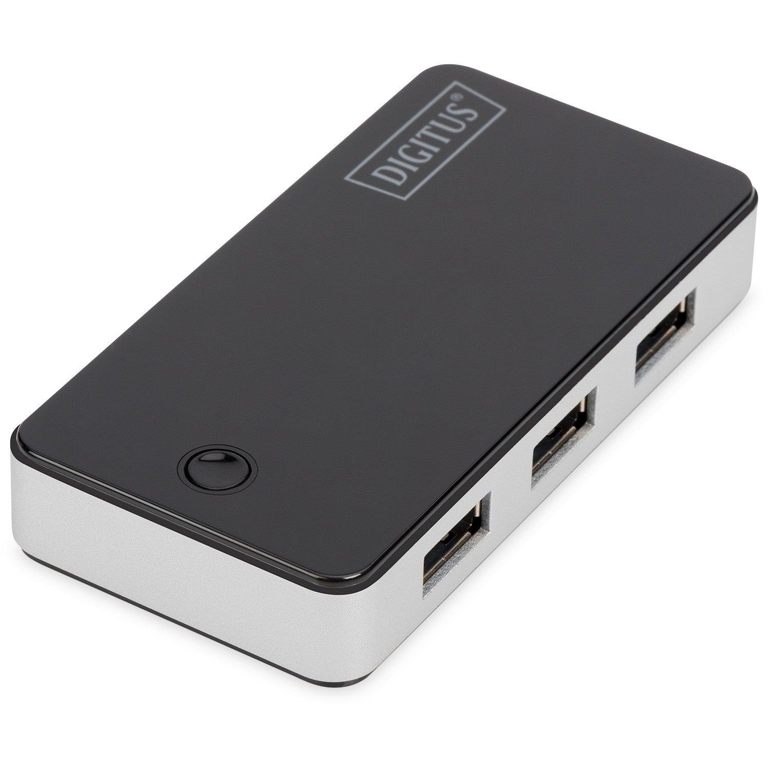 DIGITUS USB-Hub 4-Port 3.0->4xA3.0 m.Netzteil schwarz