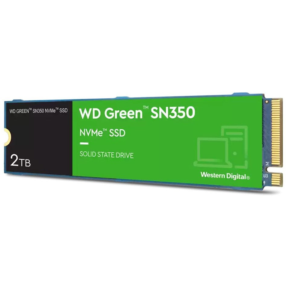 M.2 WD Green SN350 NVMe 2TB 2280 PCIe Gen3 8Gb/s