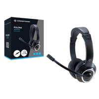 CONCEPTRONIC Headset Klinke Mikro.int.Bed.Stereo 2.0m sw