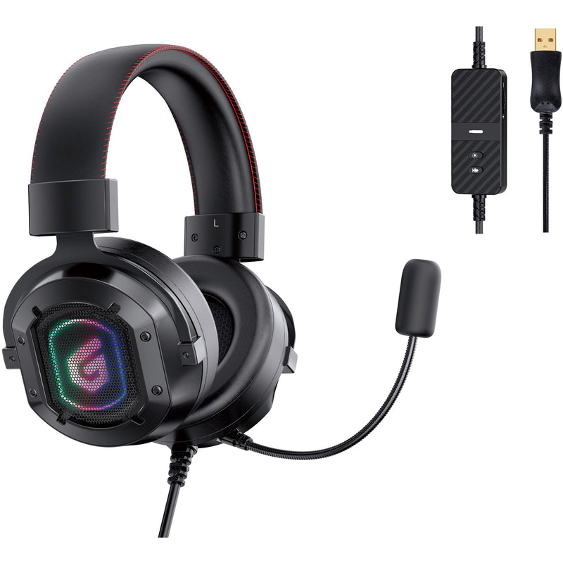 CONCEPTRONIC Gaming Headset USB Mikro.7.1.int.Bed. 2.2m sw