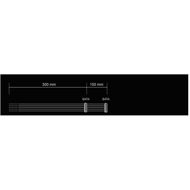be quiet! Power Cable 2x S-ATA 400mm CS-3420