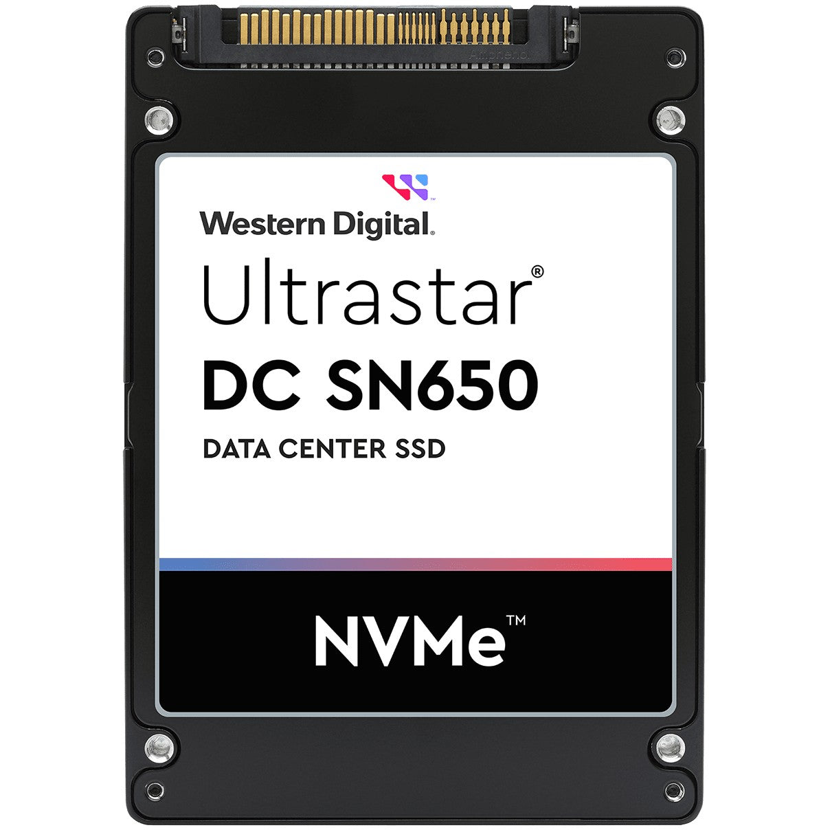 M.2 2.5Zoll WESTERN DIGITAL Ultrastar DC SN650 SSD U.3 15MM 7680GB 6.4cm PCIe TLC RI-1DW/D BICS5 ISE