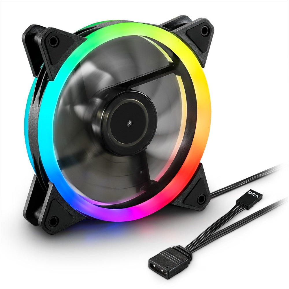 120mm Sharkoon SHARK Blades RGB Fan (schwarz. 120 mm)