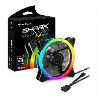 120mm Sharkoon SHARK Blades RGB Fan (black, 120 mm)