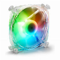 120mm Sharkoon SHARK Disc RGB Fan (transparent, 120 mm)