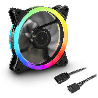 Ventilateur RVB PWM Sharkoon SHARK Blades 120 mm (noir, 120 mm)
