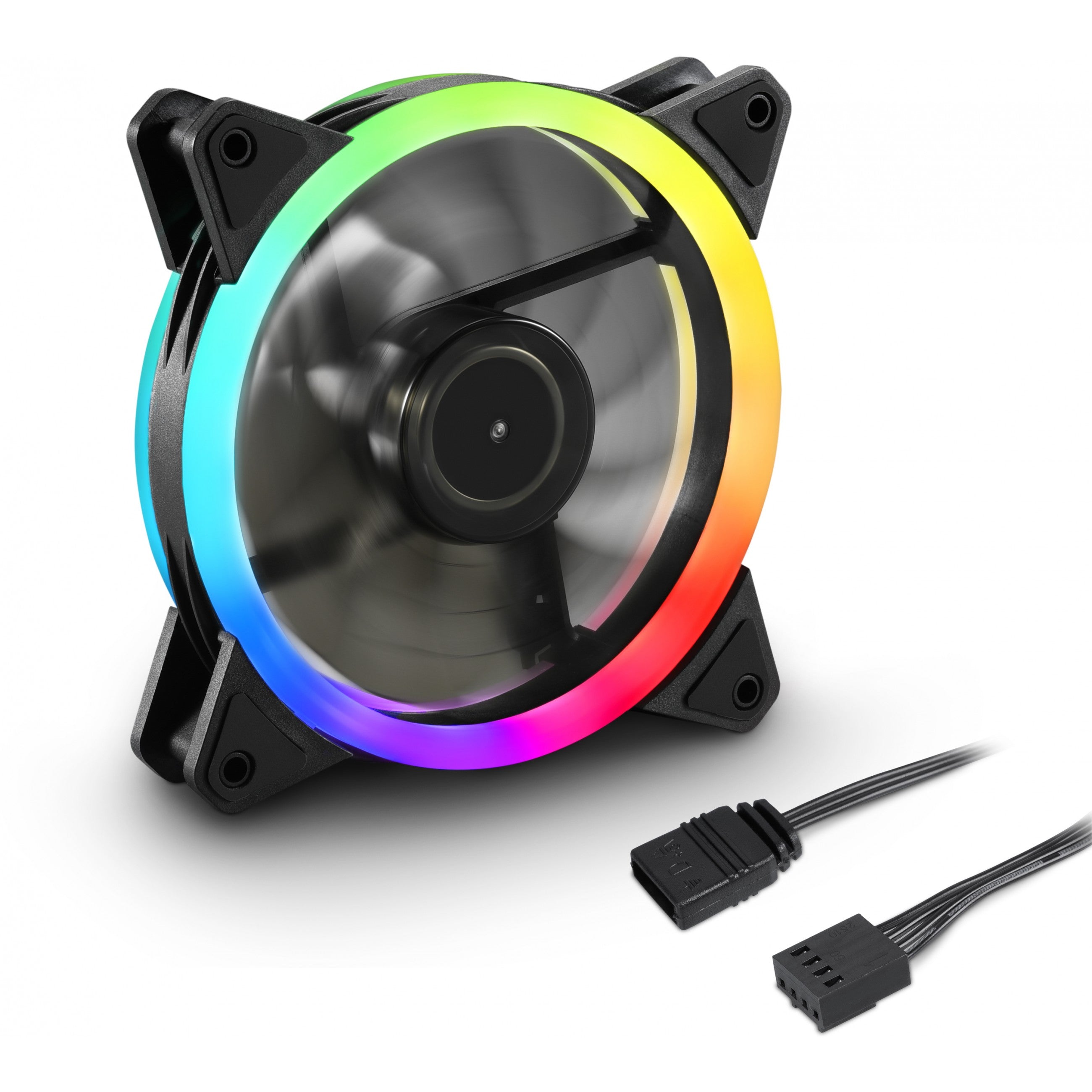 120mm Sharkoon SHARK Blades PWM RGB Fan (schwarz. 120 mm)