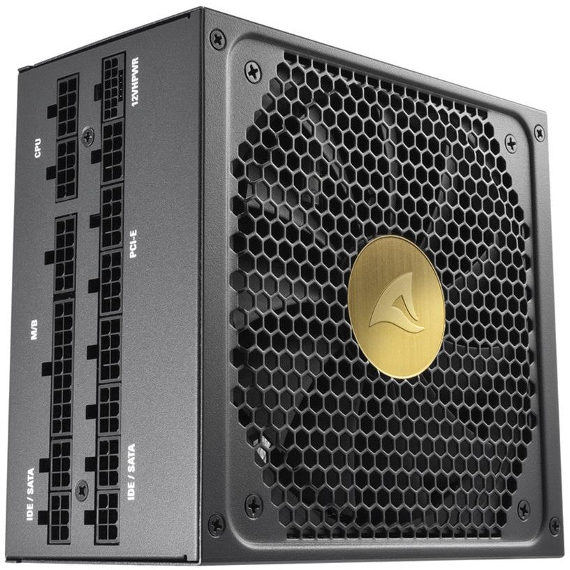 1300W Sharkoon REBEL P30 Gold 1300W ATX3.0 (schwarz. 1x 12VHPWR. 8x PCIe. Kabel-Management. 1300 Watt)