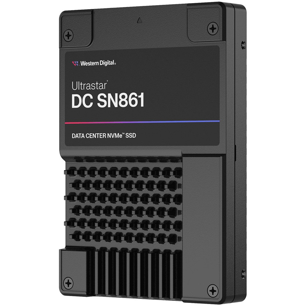 2.5" WD Ultrastar DC SN861 WUS6CA216PSP9X3 - SSD - Datencenter - 1.6 TB - intern - U.2 PCIe 5.0 x4 (NVMe)