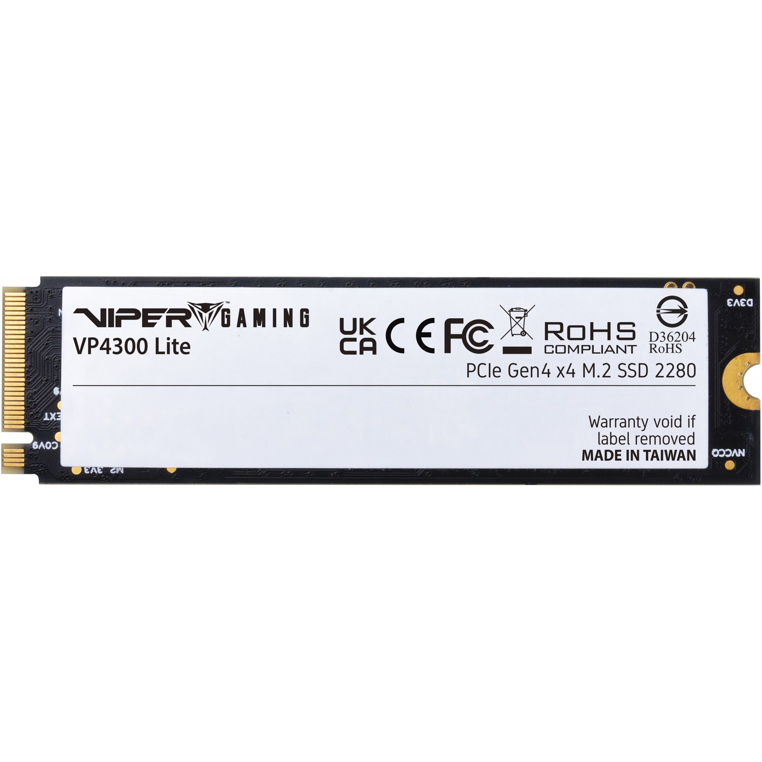 M.2 Patriot VP4300 Lite 2 TB (schwarz. PCIe 4.0 x4. NVMe 2.0. M.2 2280)