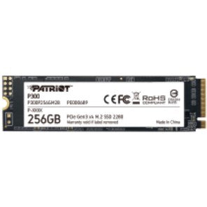 M.2 Patriot P300 256 GB (PCIe 3.0 x4. NVMe 1.3. M.2 2280)