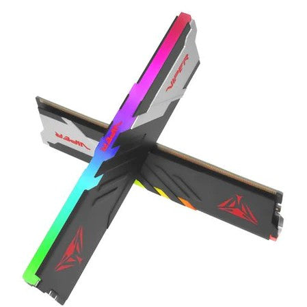 32 GB Patriot DIMM 6800 (2x 16 GB) Dual-Kit (schwarz. PVVR532G680C34K. Viper Venom RGB. INTEL XMP)