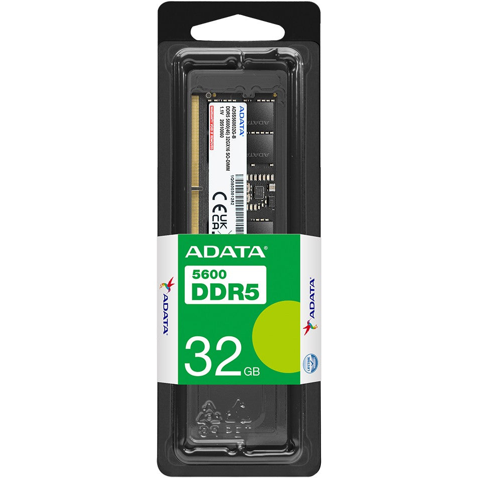 32 GB ADATA SO-DIMM 5600 (schwarz. AD5S560032G-S. Premier Tray)