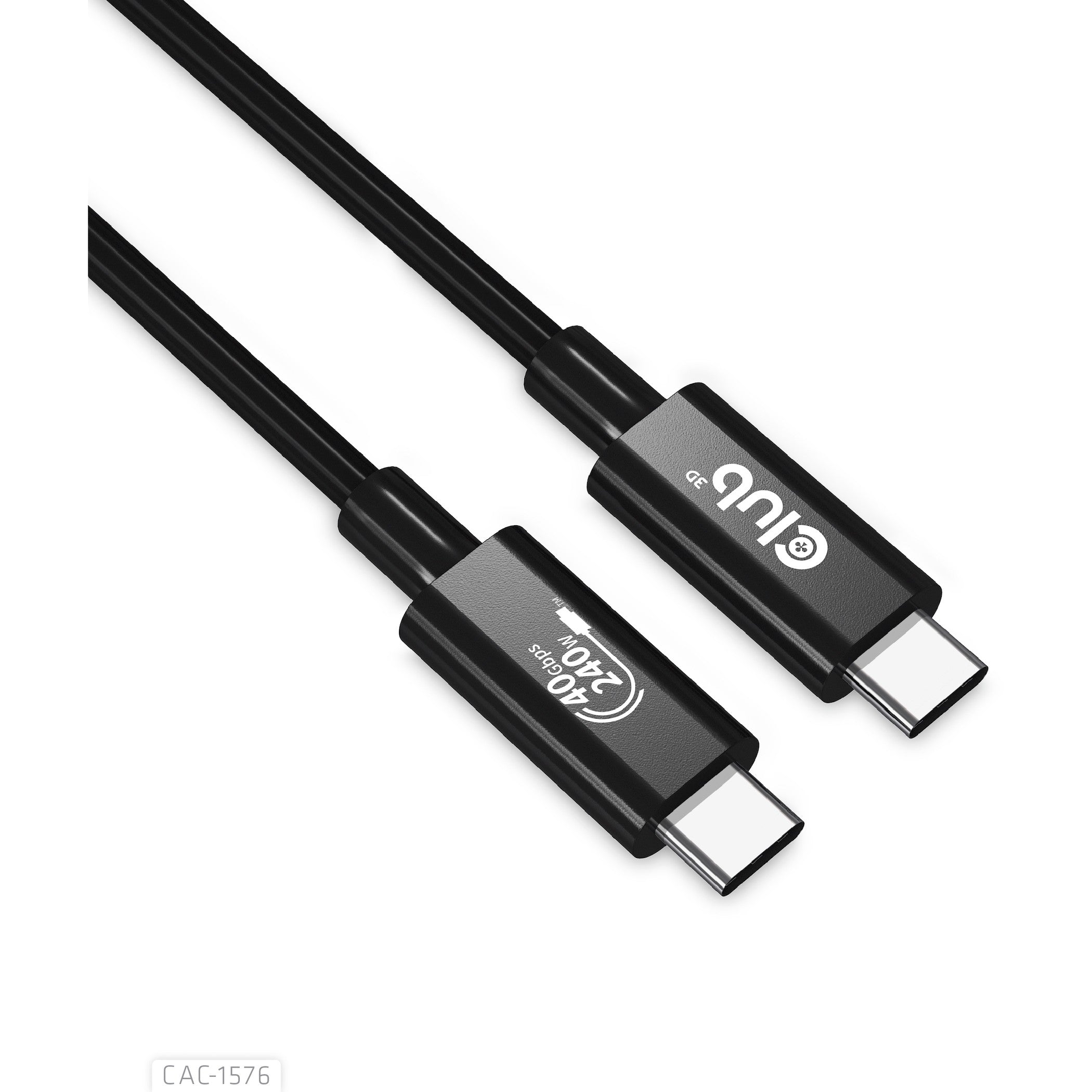 Kabel USB 4.0 C (St) => C (St) 1.0m *Club 3D* 240W 8K60Hz