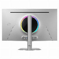 Samsung 81,3cm/32" (3840x2160) Samsung Odyssey OLED G8 G81SF 16:9 4K OLED 0,03ms 240Hz HDMI 2.1 DisplayPort 1.4 USB-B USB-A VESA HDR FreeSync G-Sync Silvr – Ansicht 2