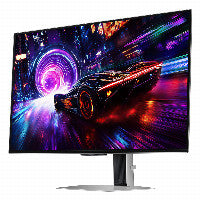 Samsung 81,3cm/32" (3840x2160) Samsung Odyssey OLED G8 G81SF 16:9 4K OLED 0,03ms 240Hz HDMI 2.1 DisplayPort 1.4 USB-B USB-A VESA HDR FreeSync G-Sync Silvr – Ansicht 3