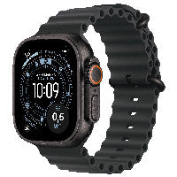 Apple Watch Ultra 3 Titanium Cellular 49mm Schwarz (Ocean Armband schwarz)