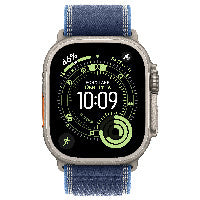 Apple Apple Watch Ultra 3 Titanium Cellular 49mm Natur (Trail Loop blau/hellblau) M/L – Ansicht 2