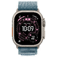 Apple Apple Watch Ultra 3 Titanium Cellular 49mm Natur (Alpine Loop hellblau) Small – Ansicht 2
