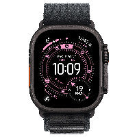 Apple Apple Watch Ultra 3 Titanium Cellular 49mm Schwarz (Alpine Loop schwarz) Medium – Ansicht 2