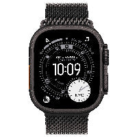 Apple Apple Watch Ultra 3 Titanium Cellular 49mm Schwarz (Milanaise Titan schwarz) Large – Ansicht 2