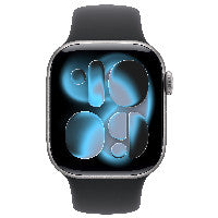 Apple Apple Watch S11 Aluminium 42mm Space Grau (Sportarmband schwarz) M/L – Ansicht 2