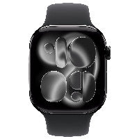 Apple Watch S11 Aluminium 46mm Diamantschwarz (Sportarmband schwarz) M/L – Ansicht 2
