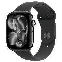 Apple Watch S11 Aluminium Cellular 46mm Diamantschwarz (Sportarmband schwarz) S/M