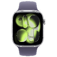 Apple Apple Watch S11 Aluminium Cellular 46mm Silber (Sportarmband nebelviolett) M/L – Ansicht 2
