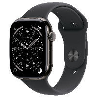 Apple Watch S11 Titan Schiefer Cellular 46mm (Sportarmband schwarz) S/M