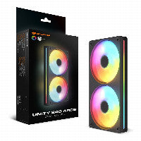 Cougar 240mm COUGAR Forward-Lüfter Unity240-FB,240 ARGB PWM, schwarz – Ansicht 4