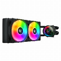 Cougar K COUGAR CPU Wasserkühlung Poseidon Elite 240, ARGB, Schwarz – Ansicht 2