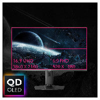 MSI MPG 321URXDE QD-OLED (80 cm (31.5 Zoll), schwarz, UltraHD/4K, QD-OLED, Adaptive-Sync, USB-C, 240Hz Panel) – Ansicht 2